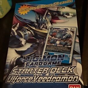 Card Game UlforceVeedramon Starter Deck - Blue and White